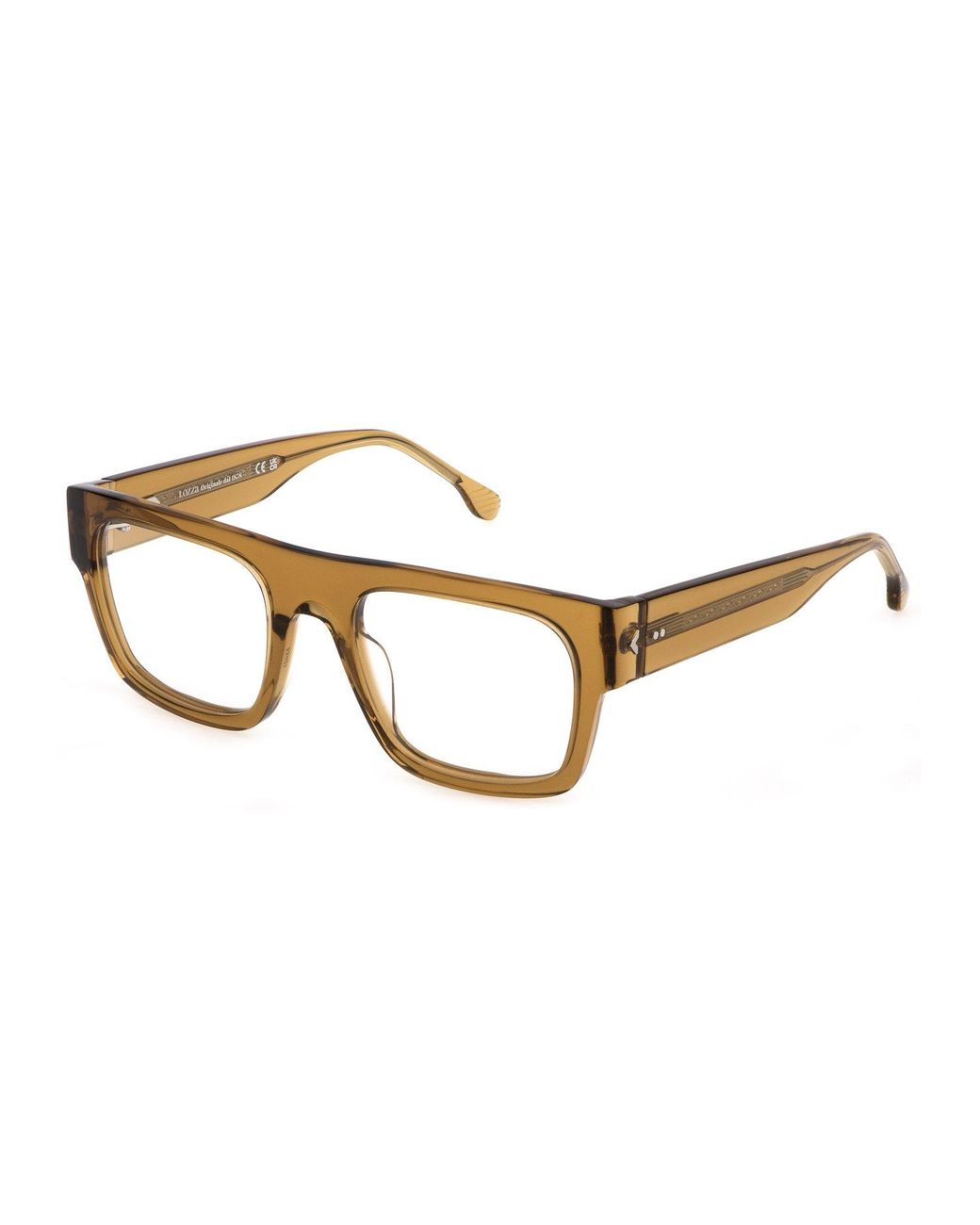 Lozza Black Vl4327 Riviera 3 805 Optical Frames Acetate Squared for men
