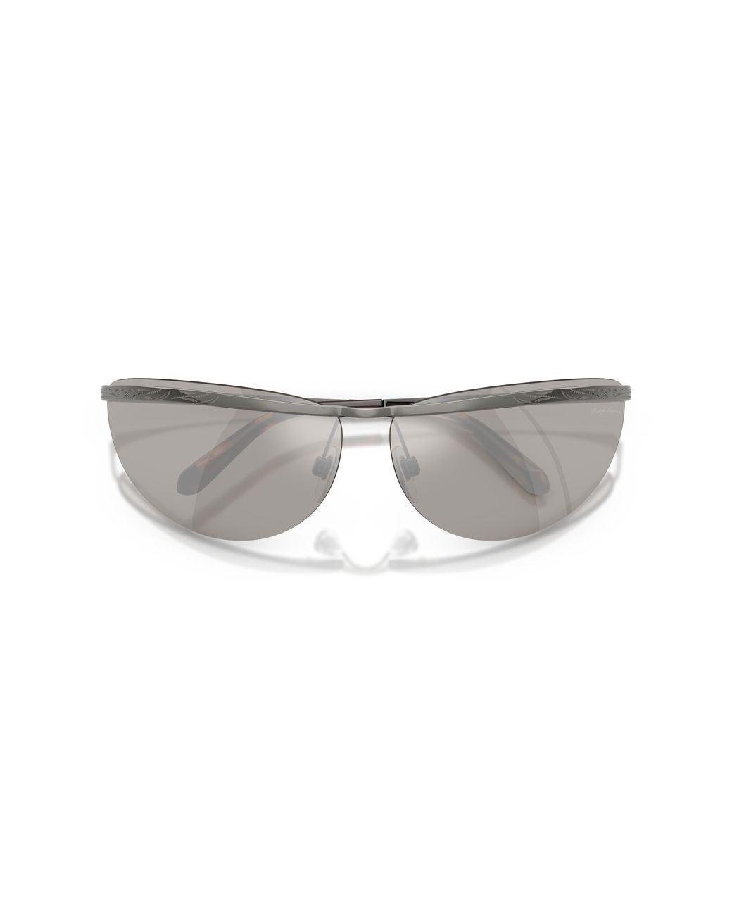 Ralph Lauren Black Rl7097 91206G Sunglasses Metal Geometric Mirror