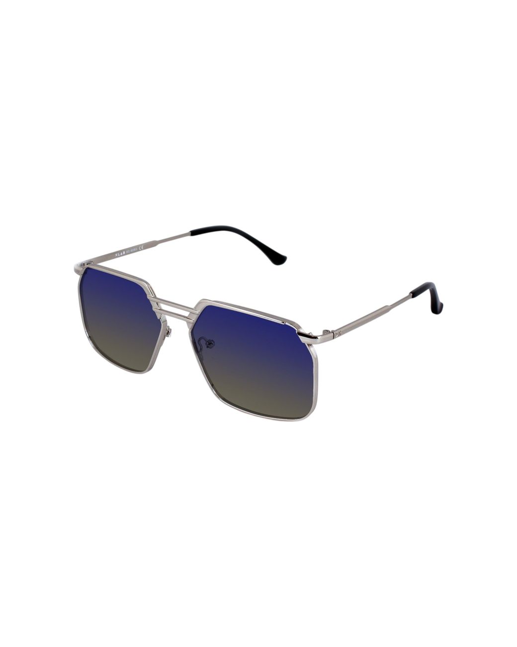 Xlab Blue Moorea Sunglasses Metal Light Oversize Shaded