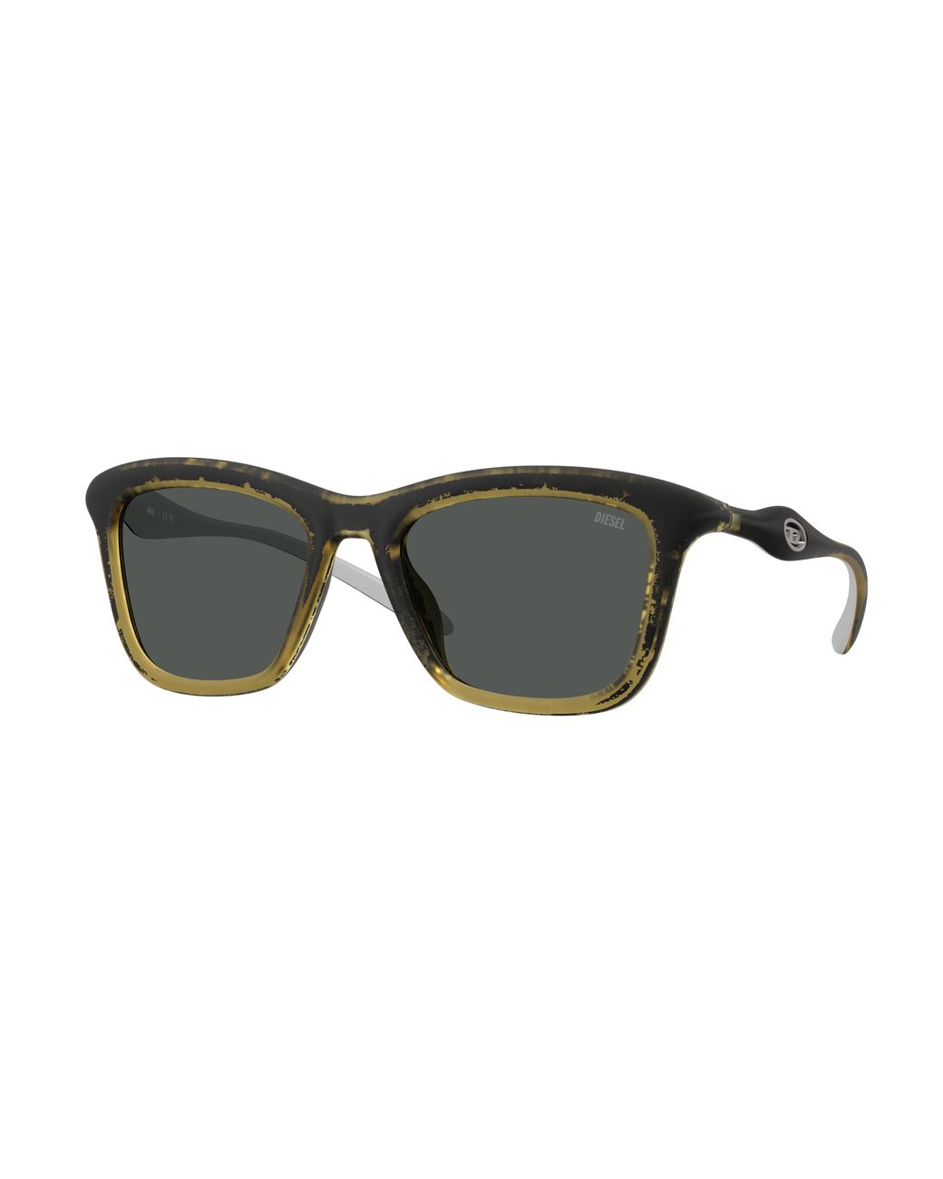 DIESEL Black Dl3008U 203087 Sunglasses Injected Squared Normal