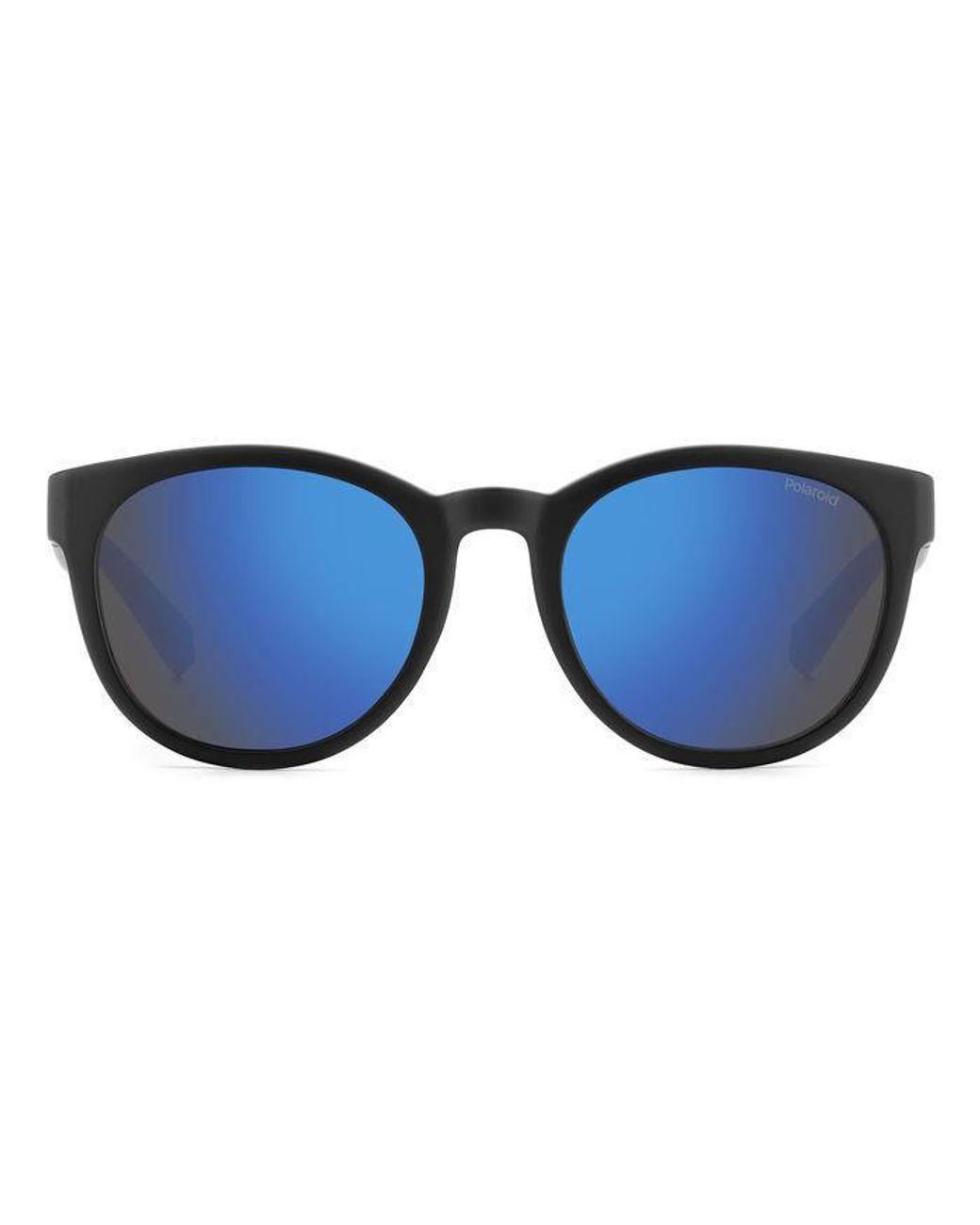 Polaroid Black Pld 2150/S Oy4/5X Sunglasses Polycarbonate Round Polarized Mirror