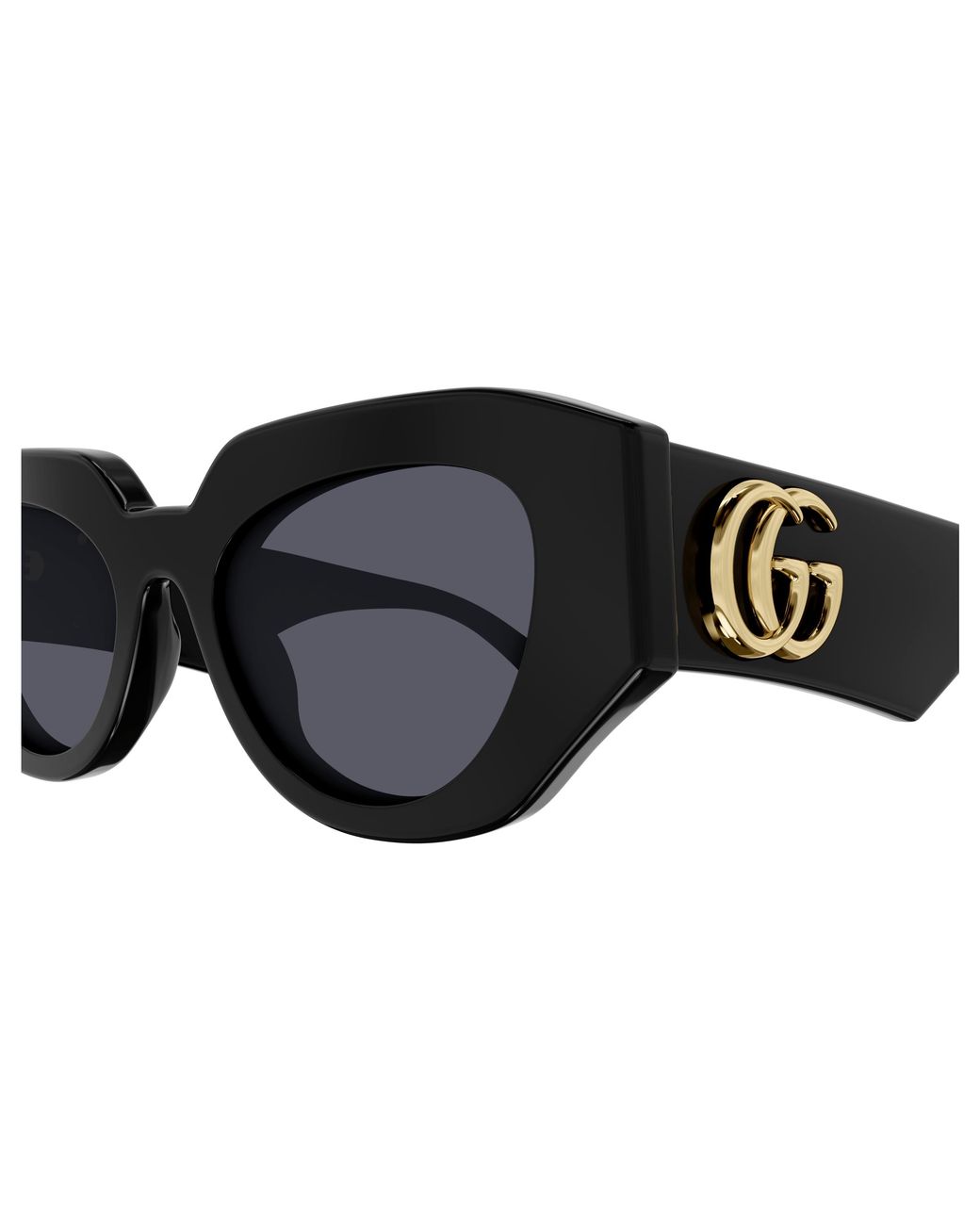 Gucci Black Gg1421S 001 Sunglasses Acetate Geometric