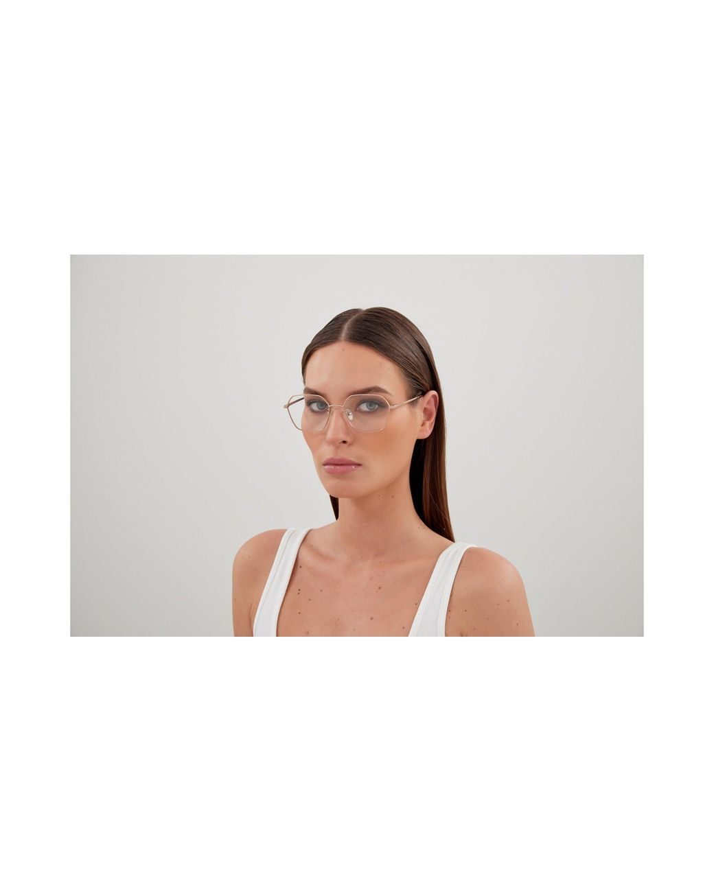 McQueen Black Am0437O 004 Optical Frames Metal Geometric