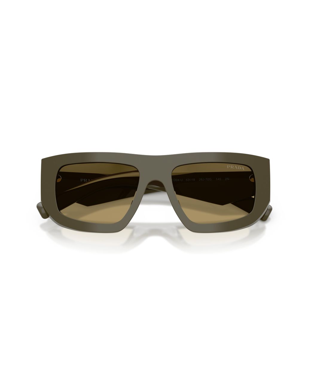 Prada Black Pr D04Su 26J70G Sunglasses Acetate Geometric Normal