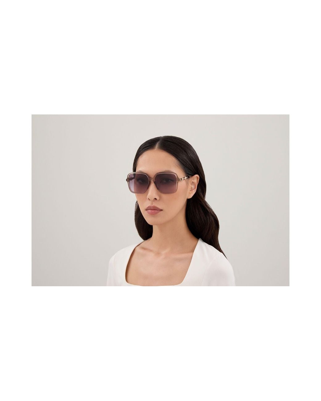 Gucci Black Gg2219Sa 004 Sunglasses Acetate Butterfly Nuanced