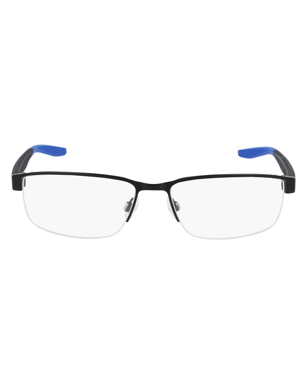 Nike Black 008 Optical Frames Metal Squared Photochromatic for men