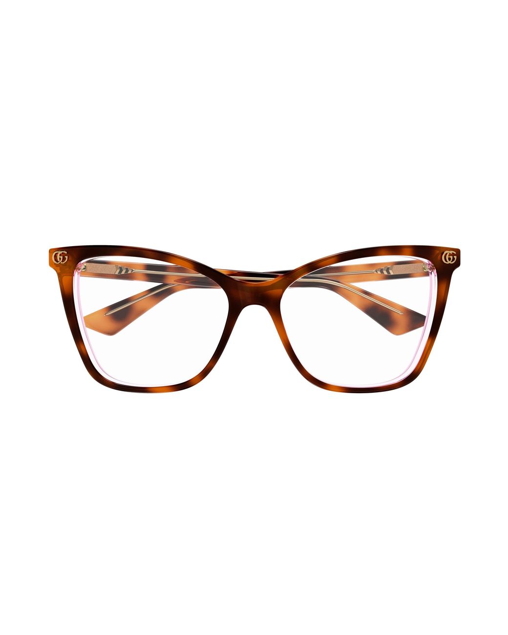 Gucci Black Gg1817O 004 Optical Frames Acetate Transparent Cat Eye