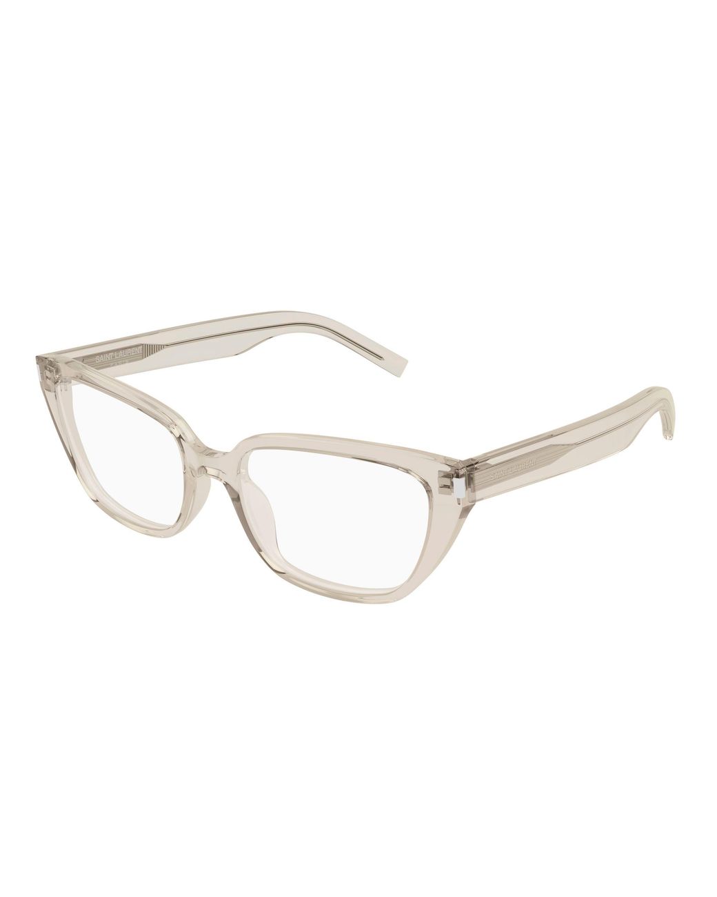 Saint Laurent Black Sl 896 004 Optical Frames Acetate Transparent Cat Eye Antiriflesso
