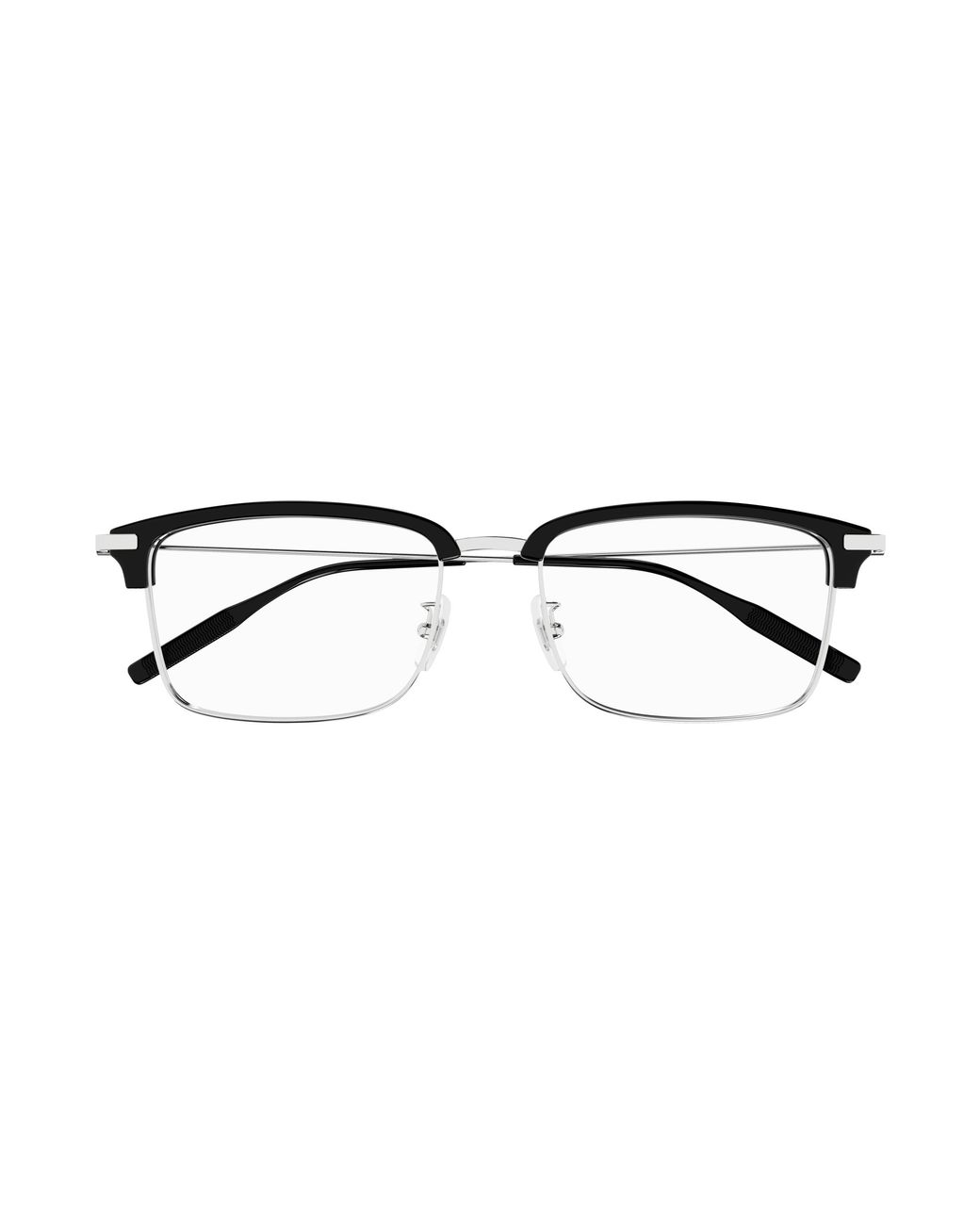 Montblanc Black Mb0318Oa 002 Optical Frames Acetate Transparent Round for men