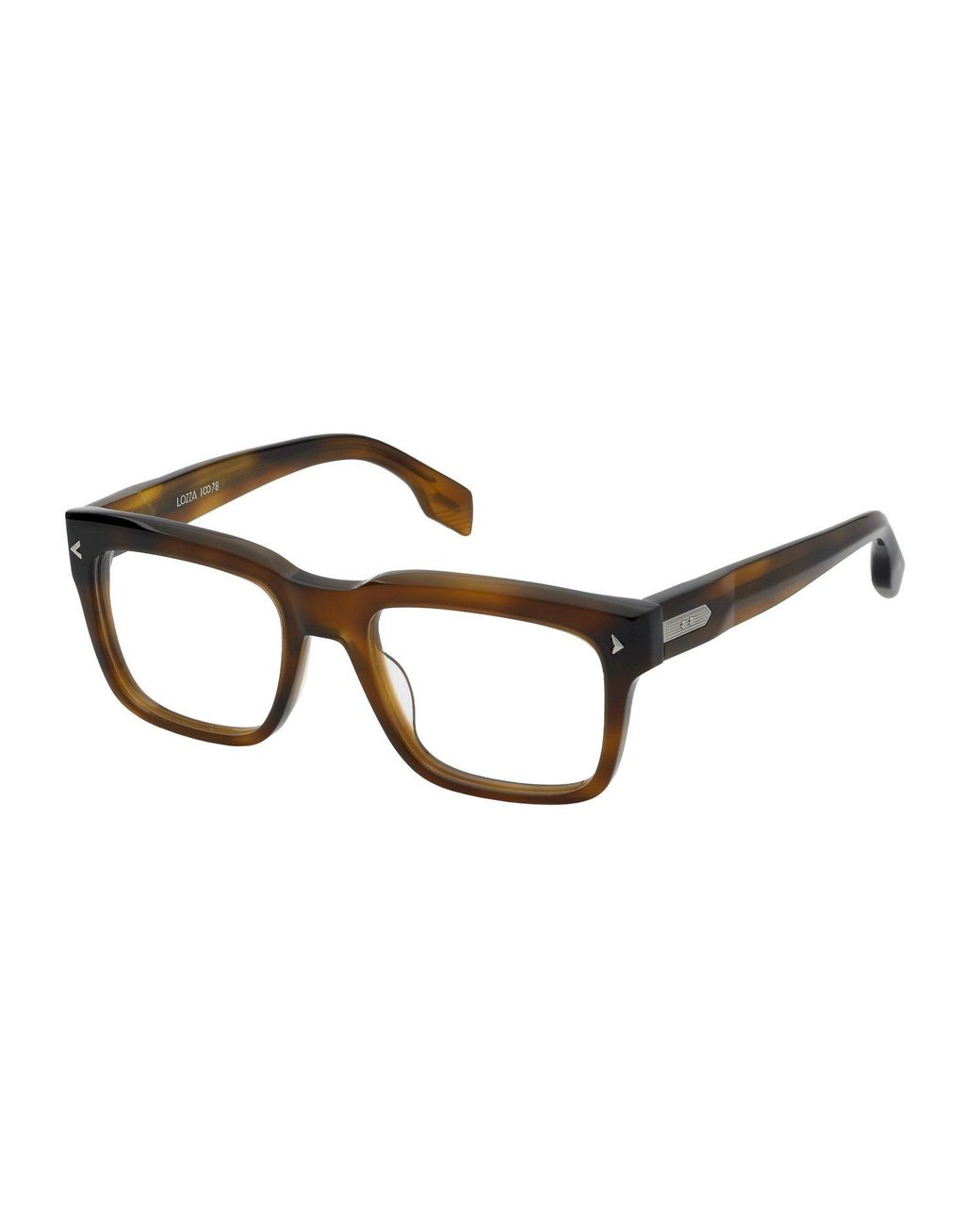 Lozza Black Vl4356M Adagio 2 706 Optical Frames Acetate Squared for men