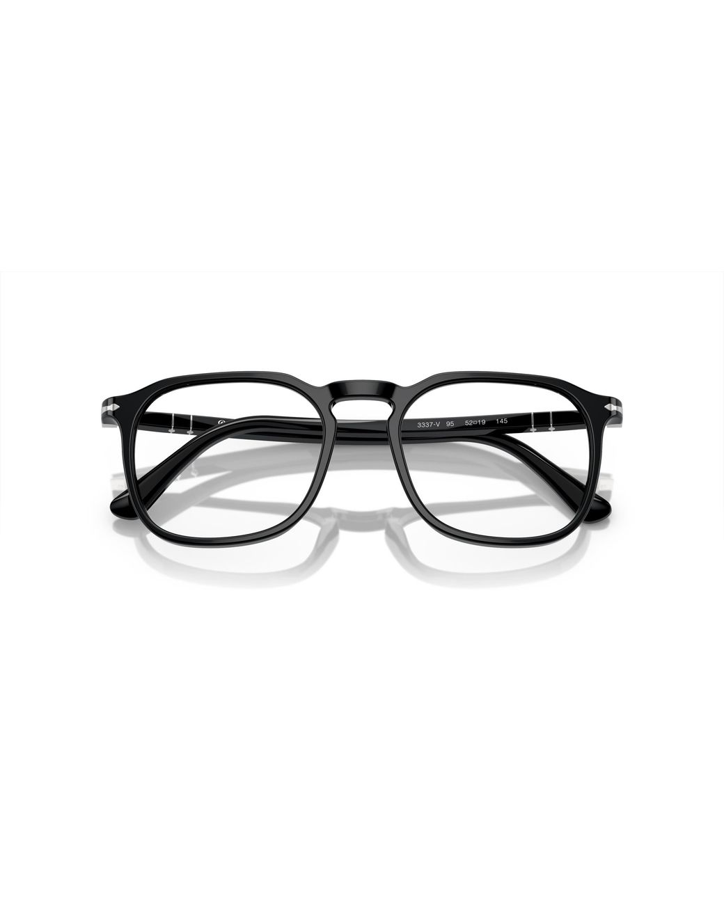 Persol Black Po3337V 95 Optical Frames Acetate Transparent Pantos Normal
