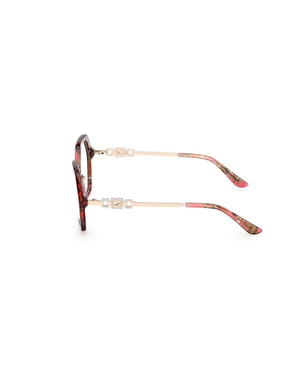Guess Black Gu50317 071 Optical Frames Acetate Geometric Normal
