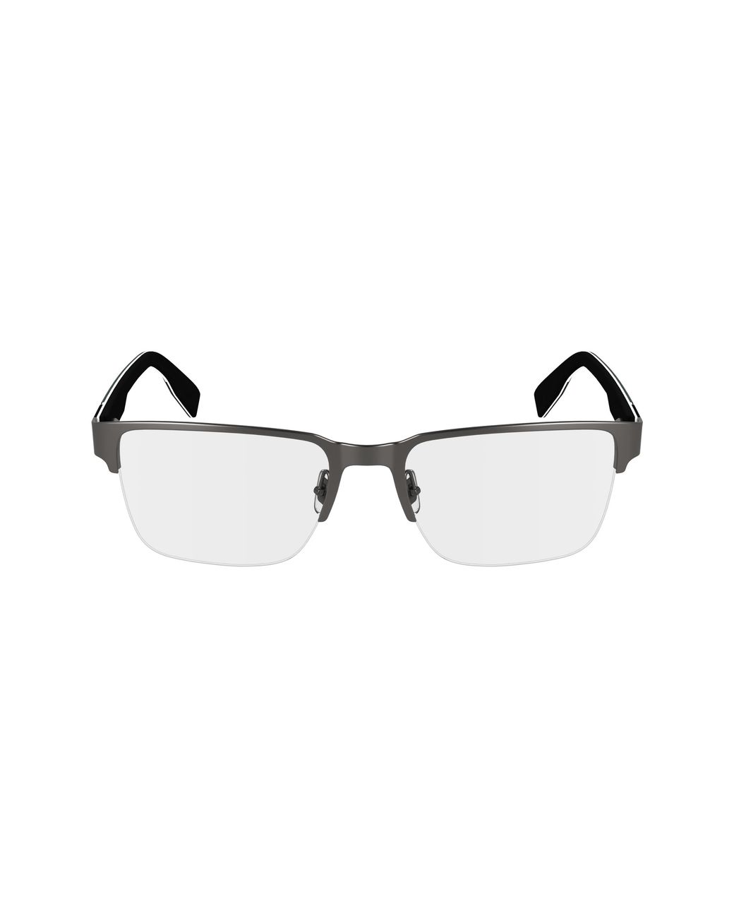 Lacoste Black L2305 038 Optical Frames Metal Squared Normal for men