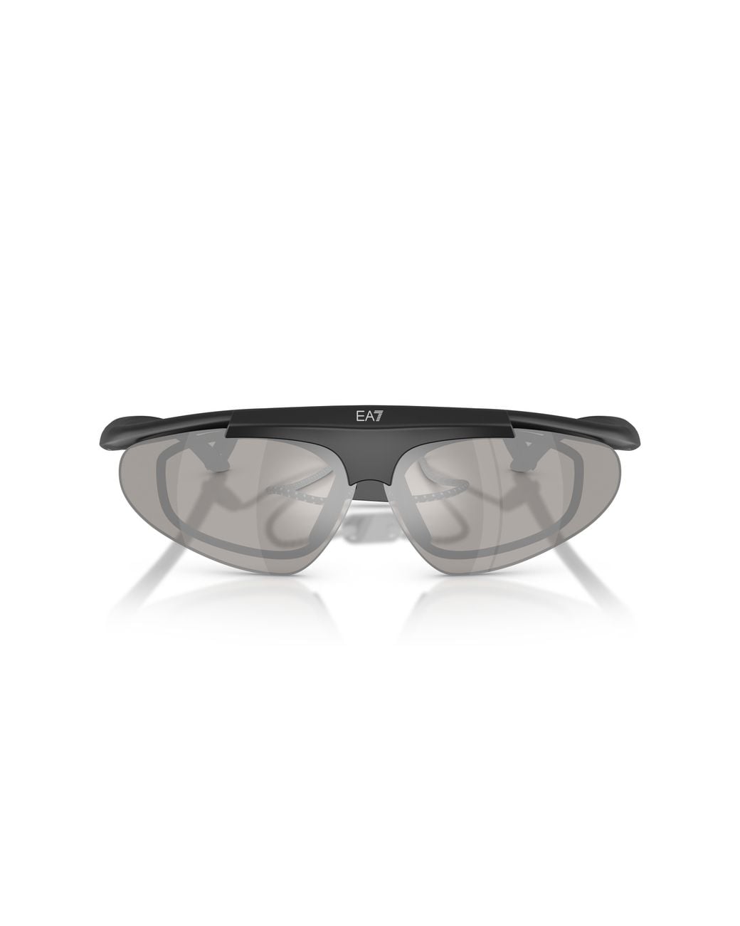 Moncler Black Q74010 62886G Sunglasses Injected Geometric Mirror for men