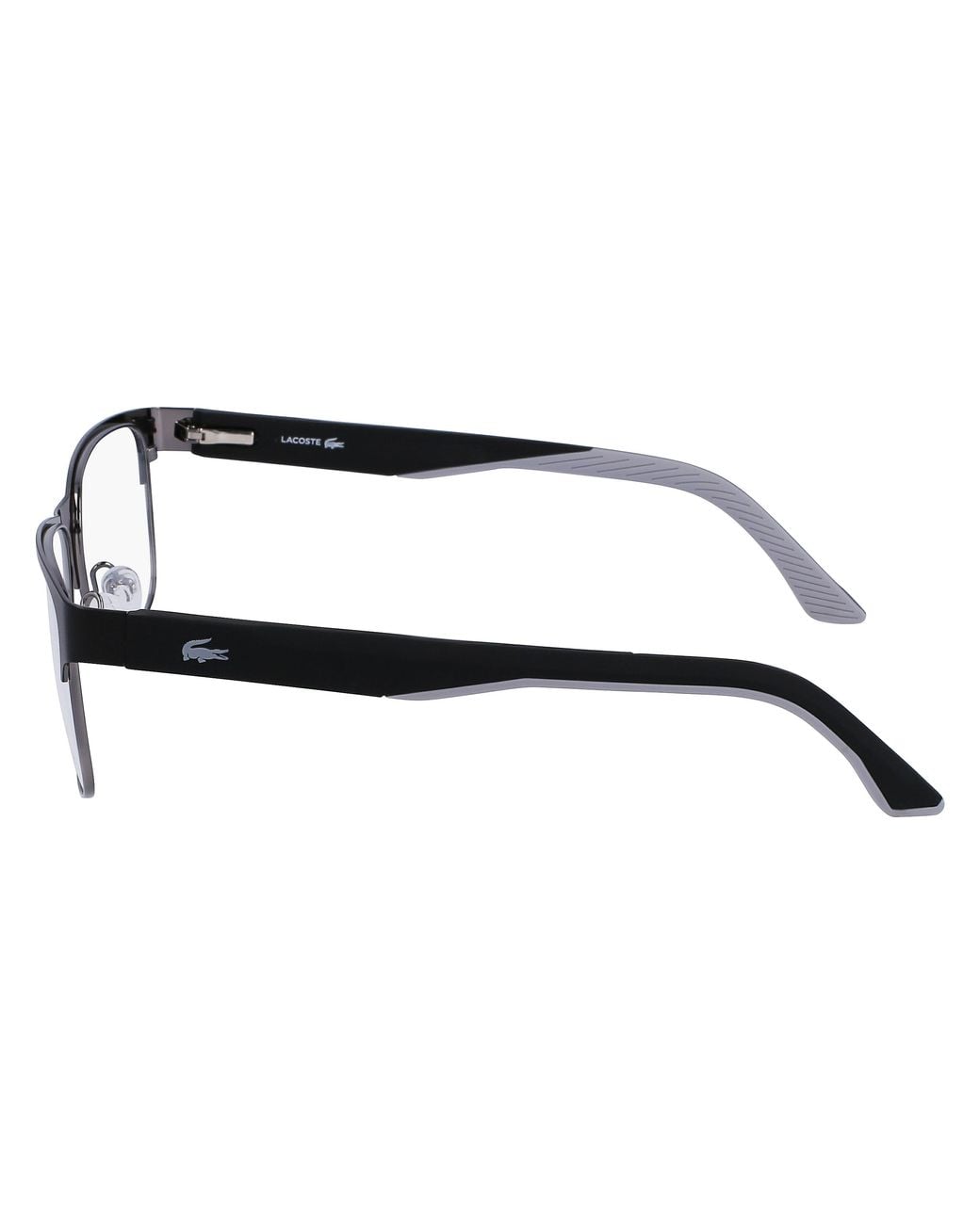 Lacoste Black L2291 001 Optical Frames Metal Squared Normal Normal for men