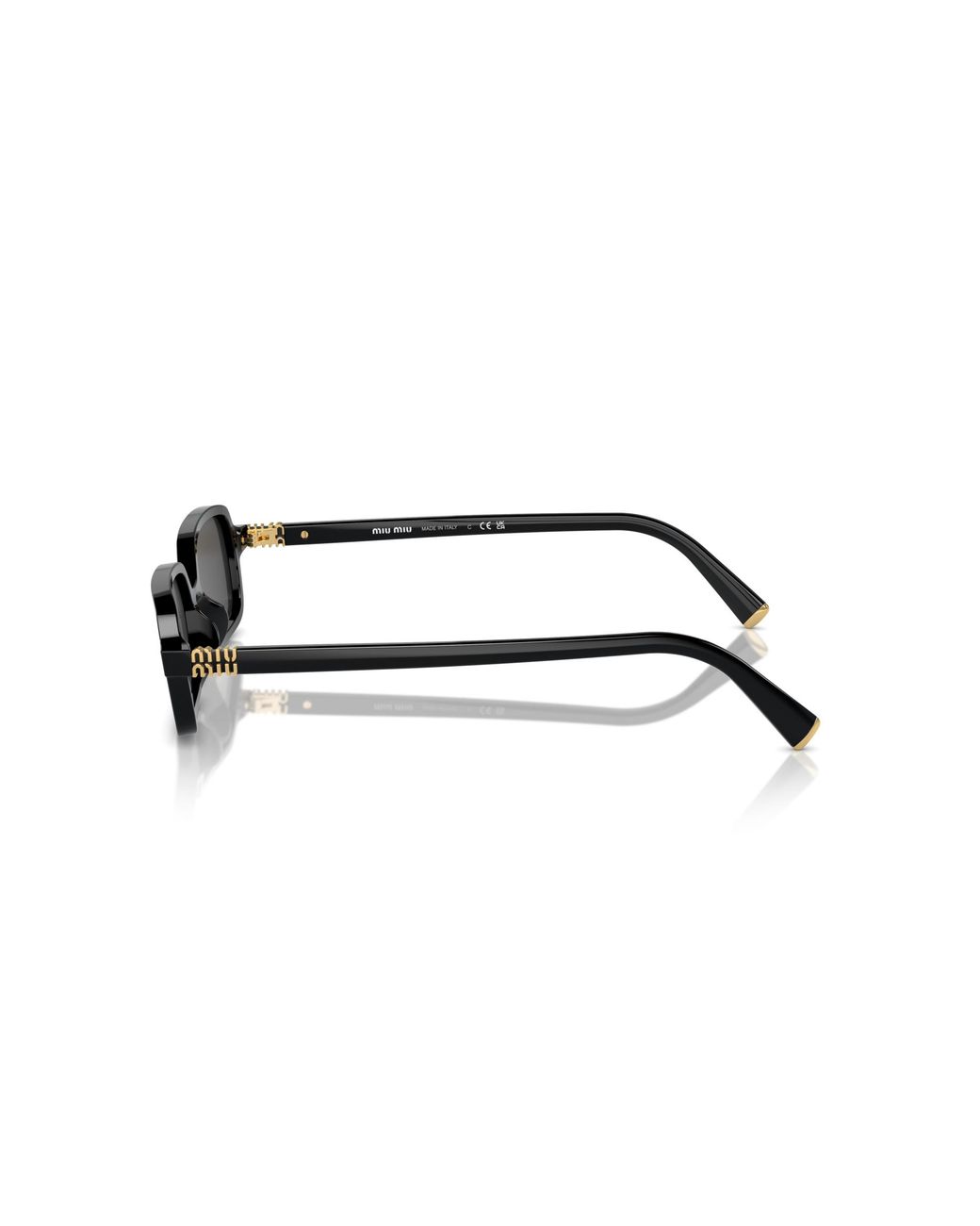 Miu Miu Black Mu 11Zs 16K5S0 Sunglasses Acetate Squared Normal