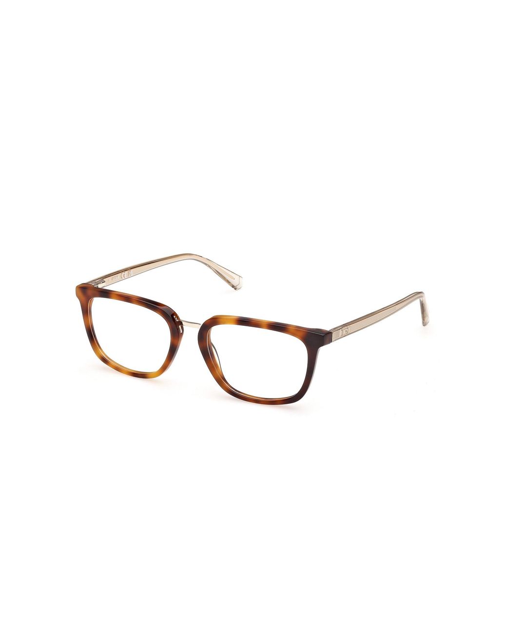 Guess Black Gu50392 53 Optical Frames Acetate Squared Normal for men
