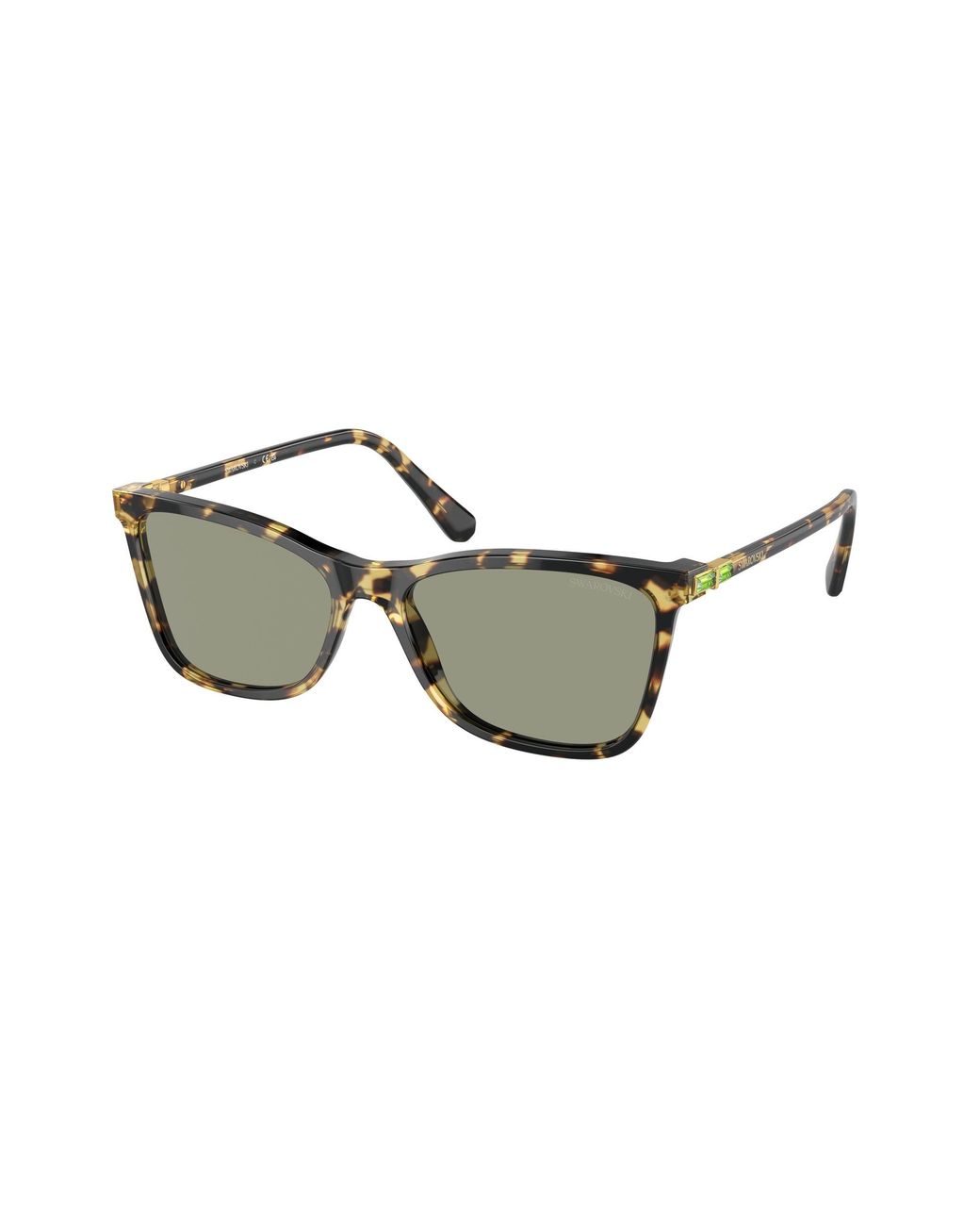 Swarovski Black Sk6004 1009/2 Sunglasses Acetate Squared Normal