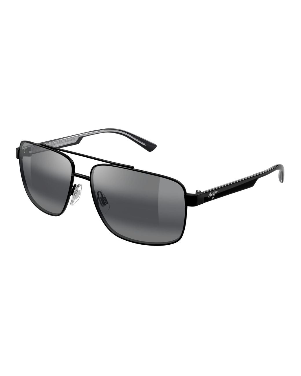 Maui Jim Black Mj0361S 001 Sunglasses Metal Pilot for men