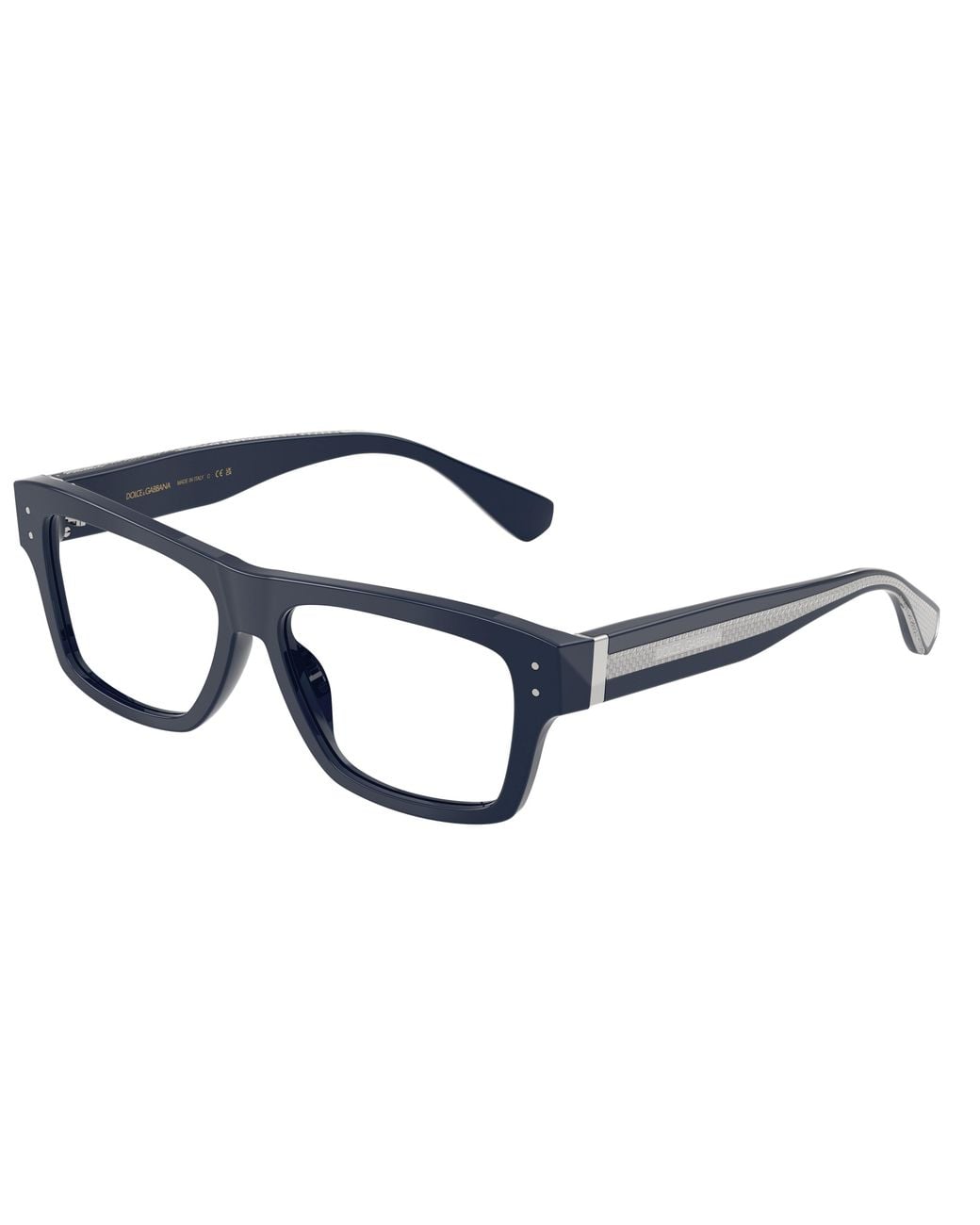 Dolce & Gabbana Black Dg3458 3280 Optical Frames Acetate Transparent Squared Normal for men