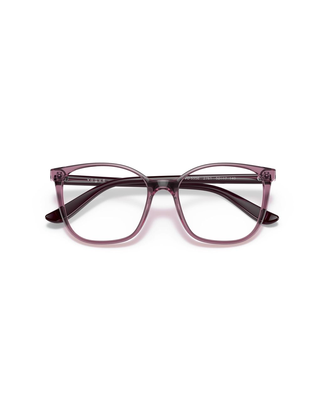 Vogue Eyewear Black Vo5356 2761 Optical Frames Injected Transparent Squared Normal