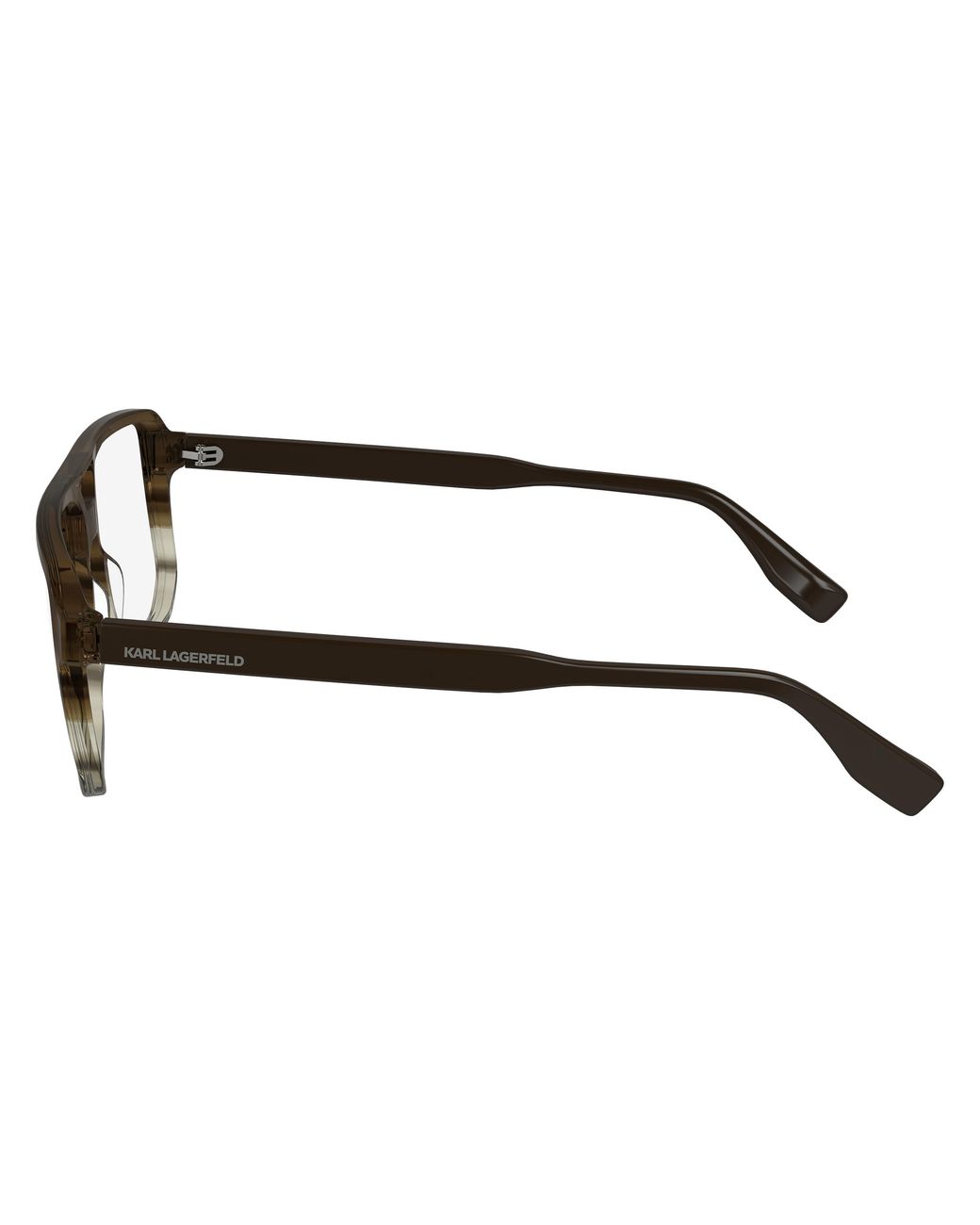 Karl Lagerfeld Black Kl6156 246 Optical Frames Acetate Pilot Normal Normal for men