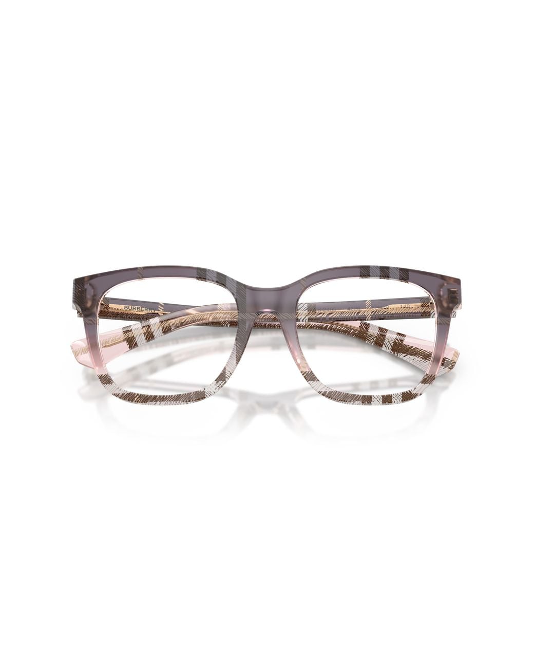 Burberry Black Be2455 4220 Optical Frames Acetate Transparent Squared Normal