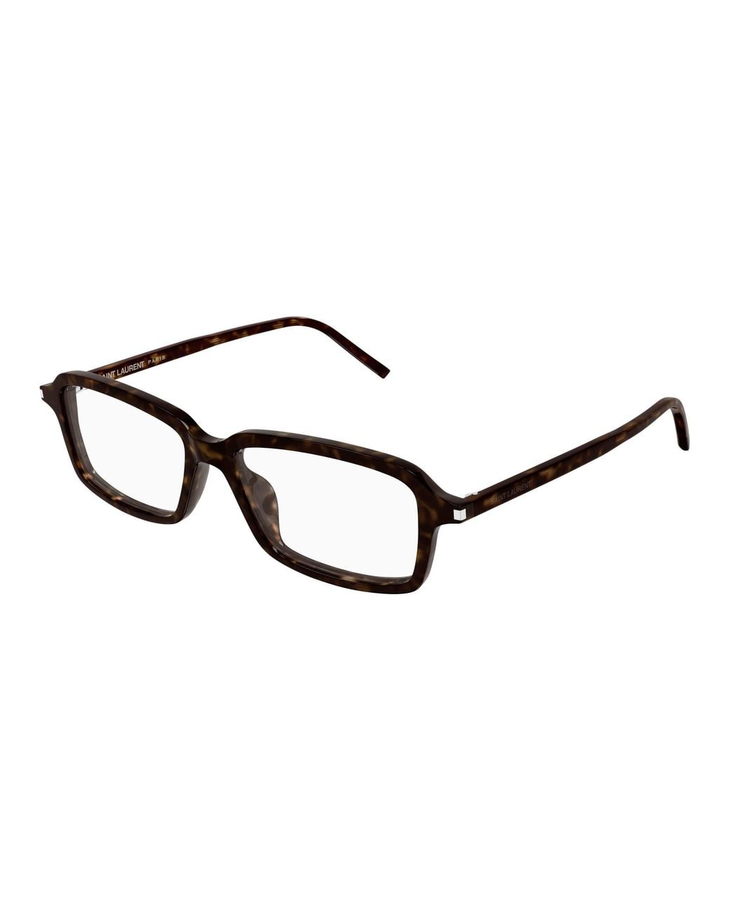 Saint Laurent Black Sl 938 Opt 011 Optical Frames Acetate Transparent Squared for men