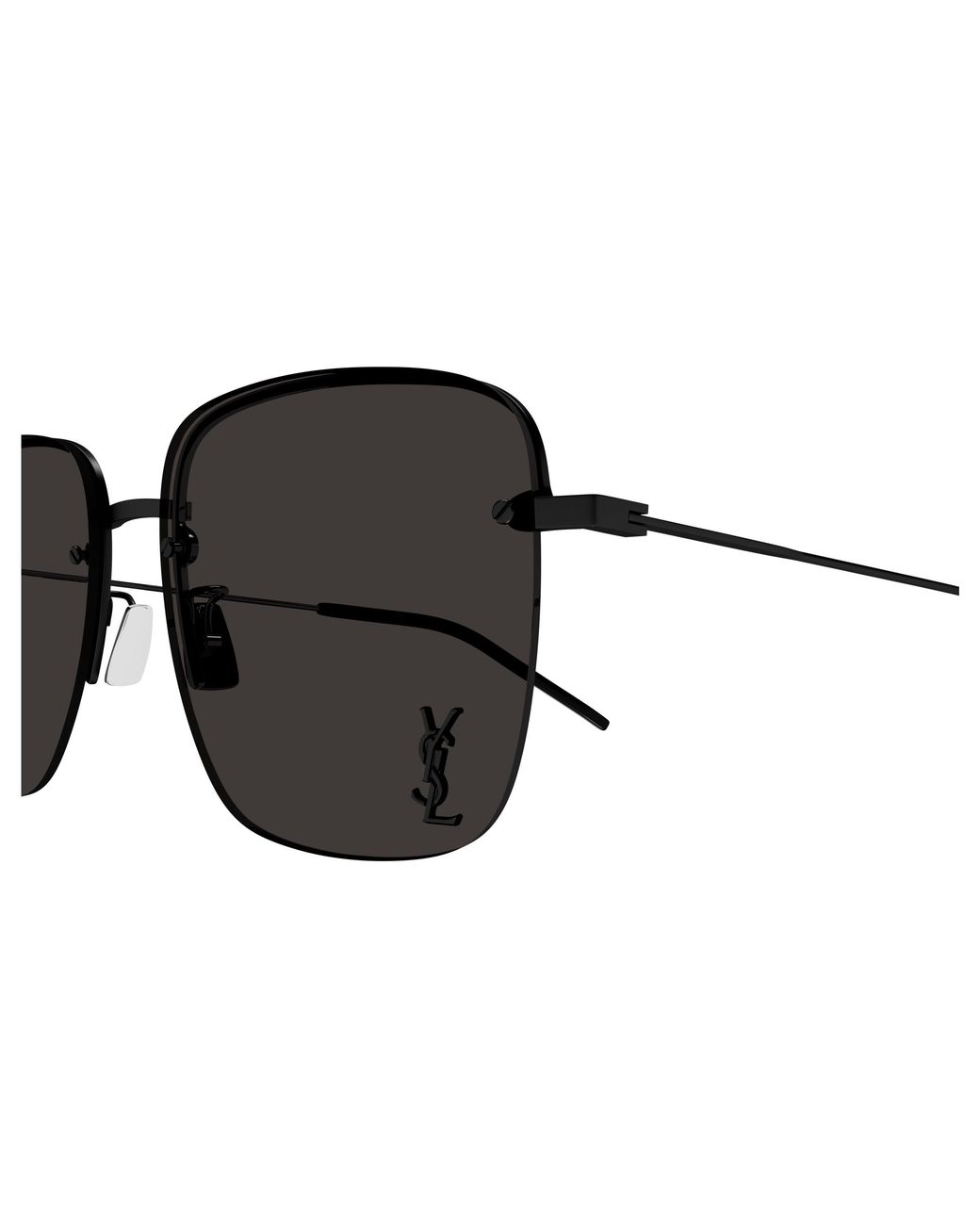 Saint Laurent Black Sl 312 M 001 Sunglasses Metal Squared