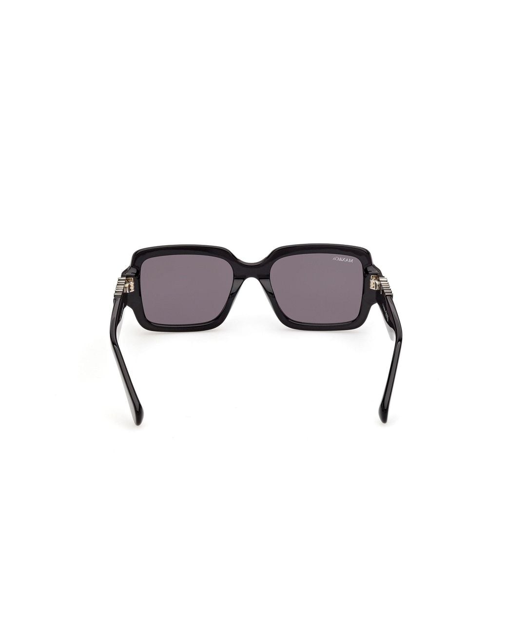 MAX&Co. Black Mo0168 01A Sunglasses Acetate Smoke Squared Normal