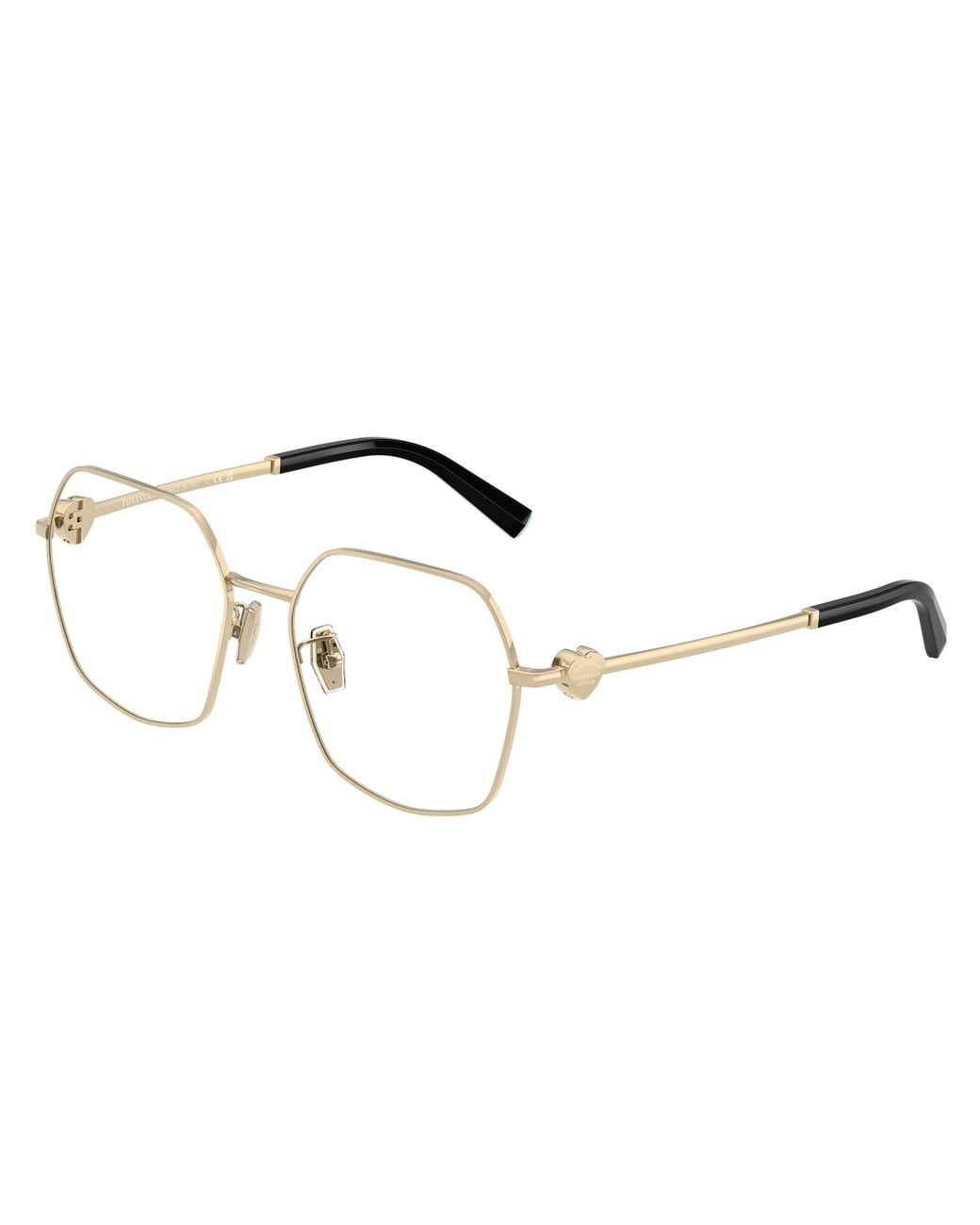 Tiffany & Co Black Tf1165Bd 6021 Optical Frames Steel Geometric Normal