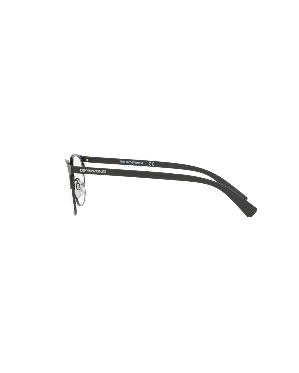 Emporio Armani Black Ea1059 3001 Optical Frames Metal Round Normal for men