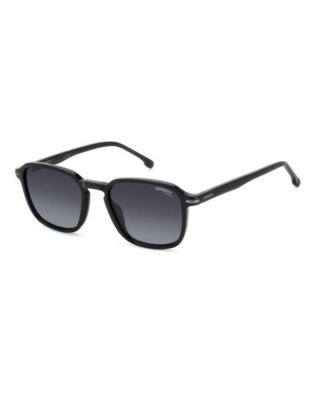 Carrera Black 328/S 08A/9O Sunglasses Acetate Squared Shaded for men