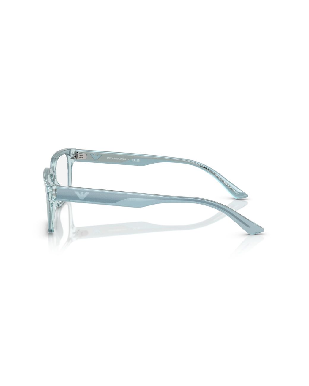 Emporio Armani Black Ea3244 6178 Optical Frames Acetate Squared Normal for men