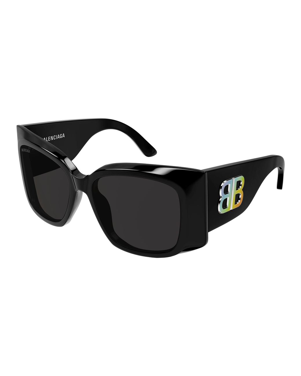 Balenciaga Black Bb0443S 002 Sunglasses Acetate Butterfly