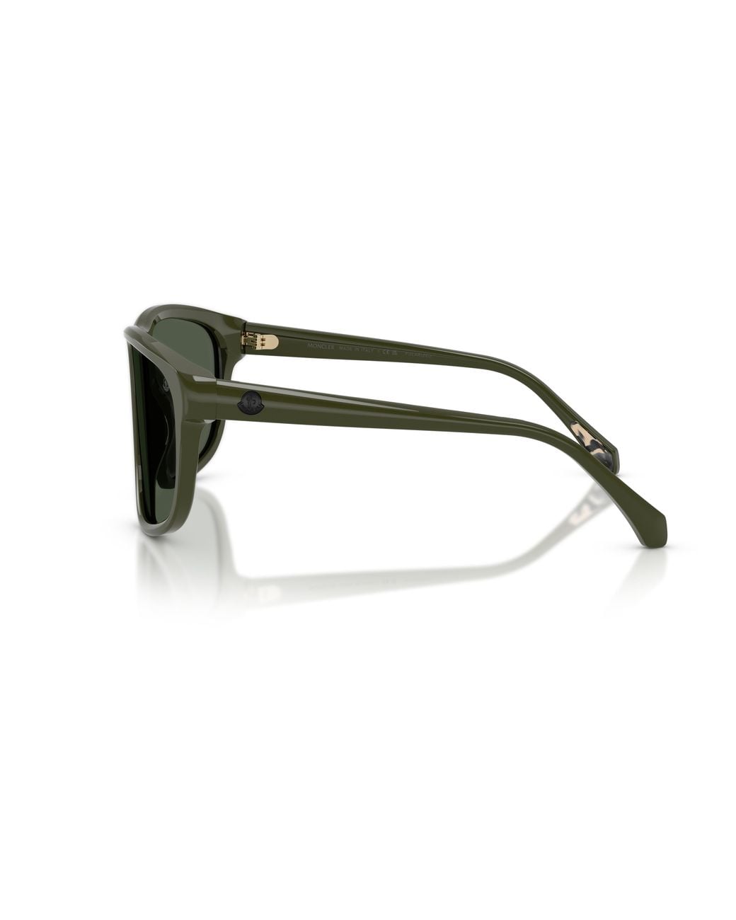 Moncler Green Me6032U 30529A Sunglasses Acetate Squared Polarized
