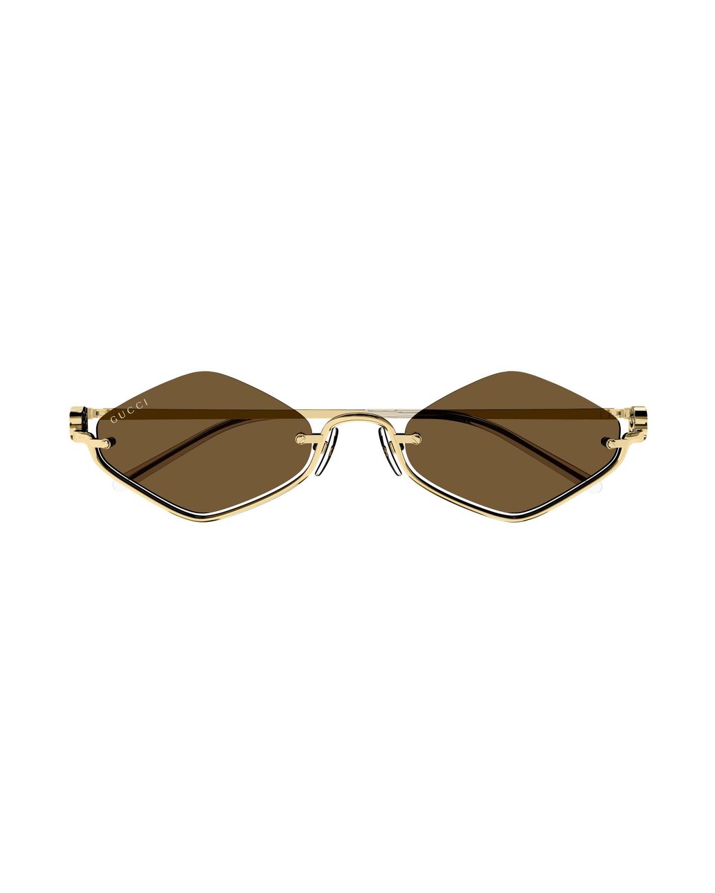 Gucci Black Gg1604S 002 Sunglasses Metal Geometric