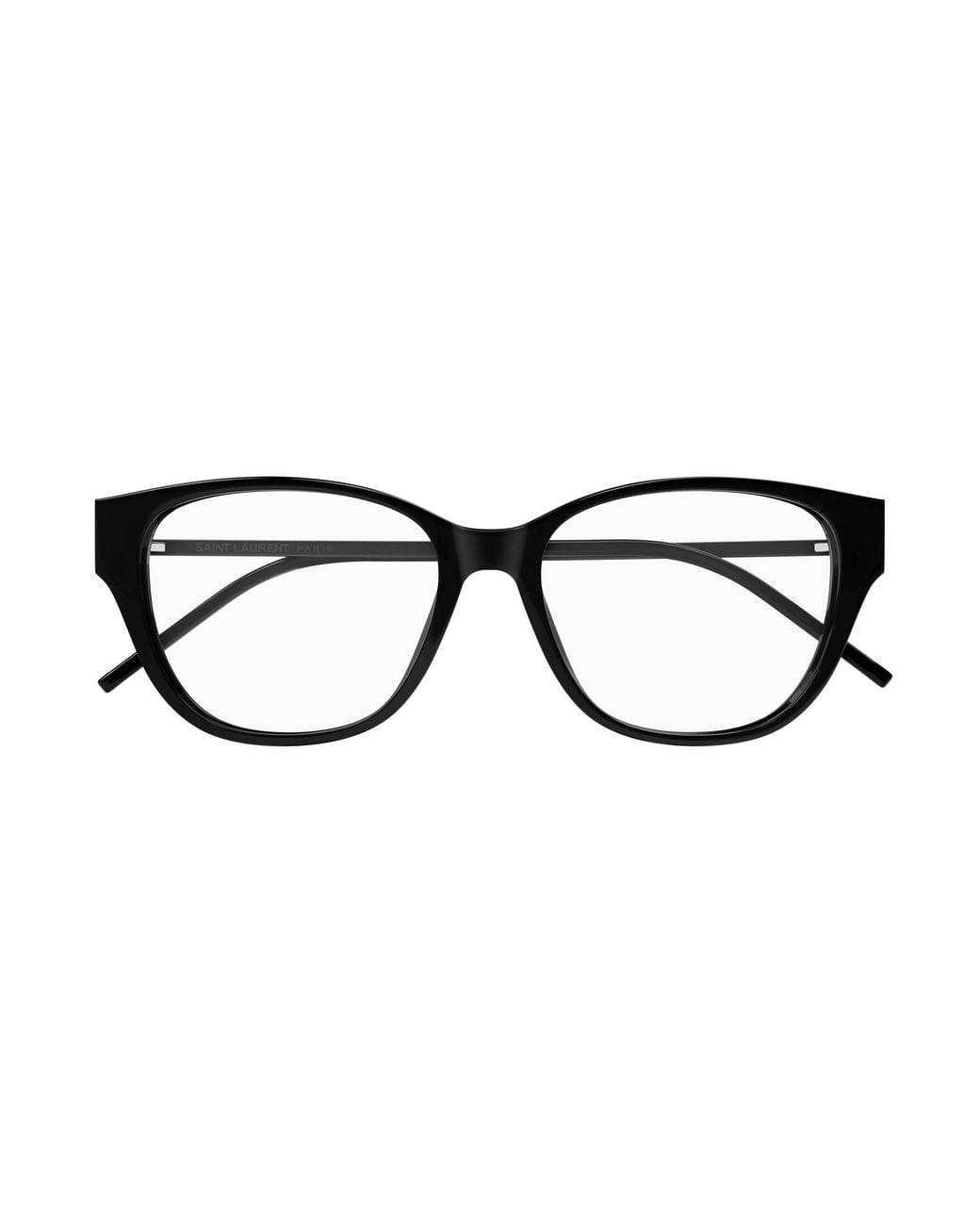 Saint Laurent Black Sl M48O_C/Fn 002 Optical Frames Acetate Transparent Squared