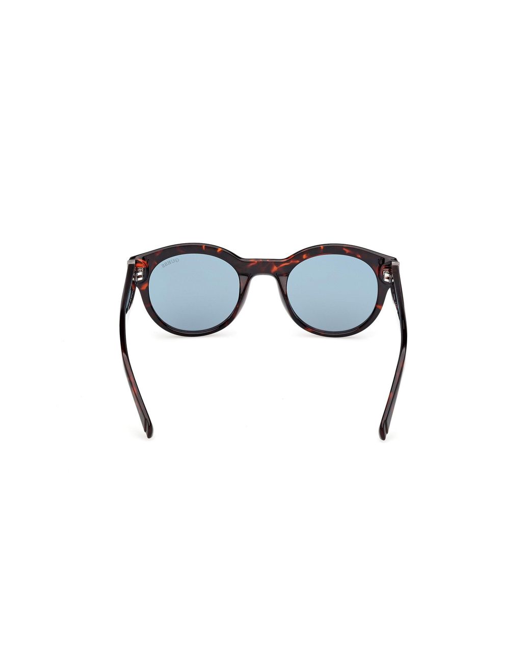 Guess Black Gu00298 52V Sunglasses Injected Round Normal for men