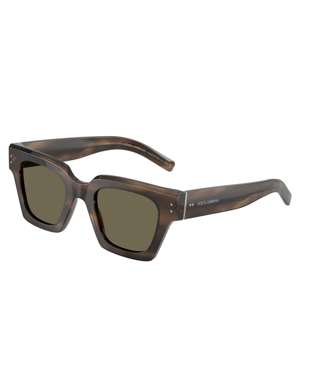 Dolce & Gabbana Black Dg4413 3200/3 Sunglasses Acetate Squared Normal for men