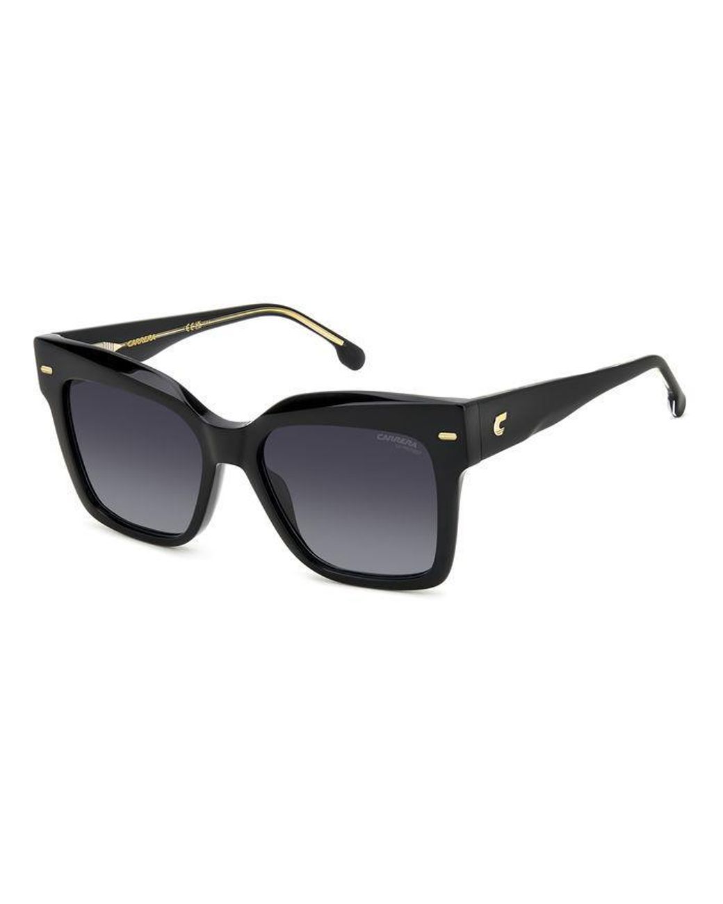 Carrera Black 3037/S 807/9O Sunglasses Acetate Butterfly Shaded