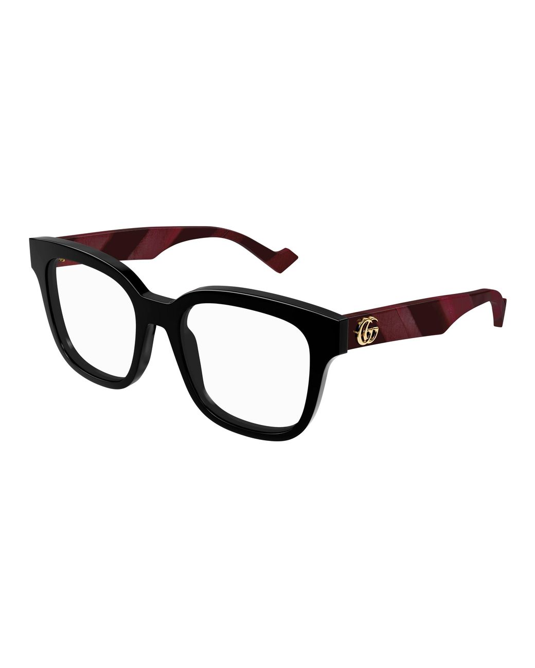Gucci Black Gg0958O 008 Optical Frames Acetate Squared