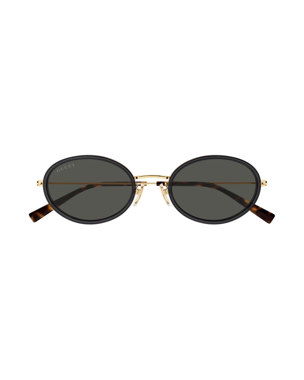Gucci Black Gg1980S 001 Sunglasses Injected Round