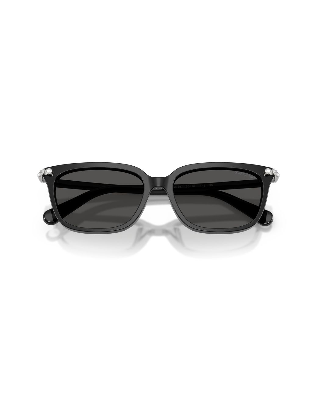 Swarovski Black Sk6064D 103887 Sunglasses Acetate Pillow Normal