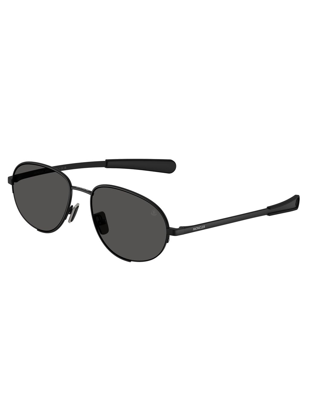 Moncler Black Me4018 Circuit 100187 Sunglasses Metal Round Normal