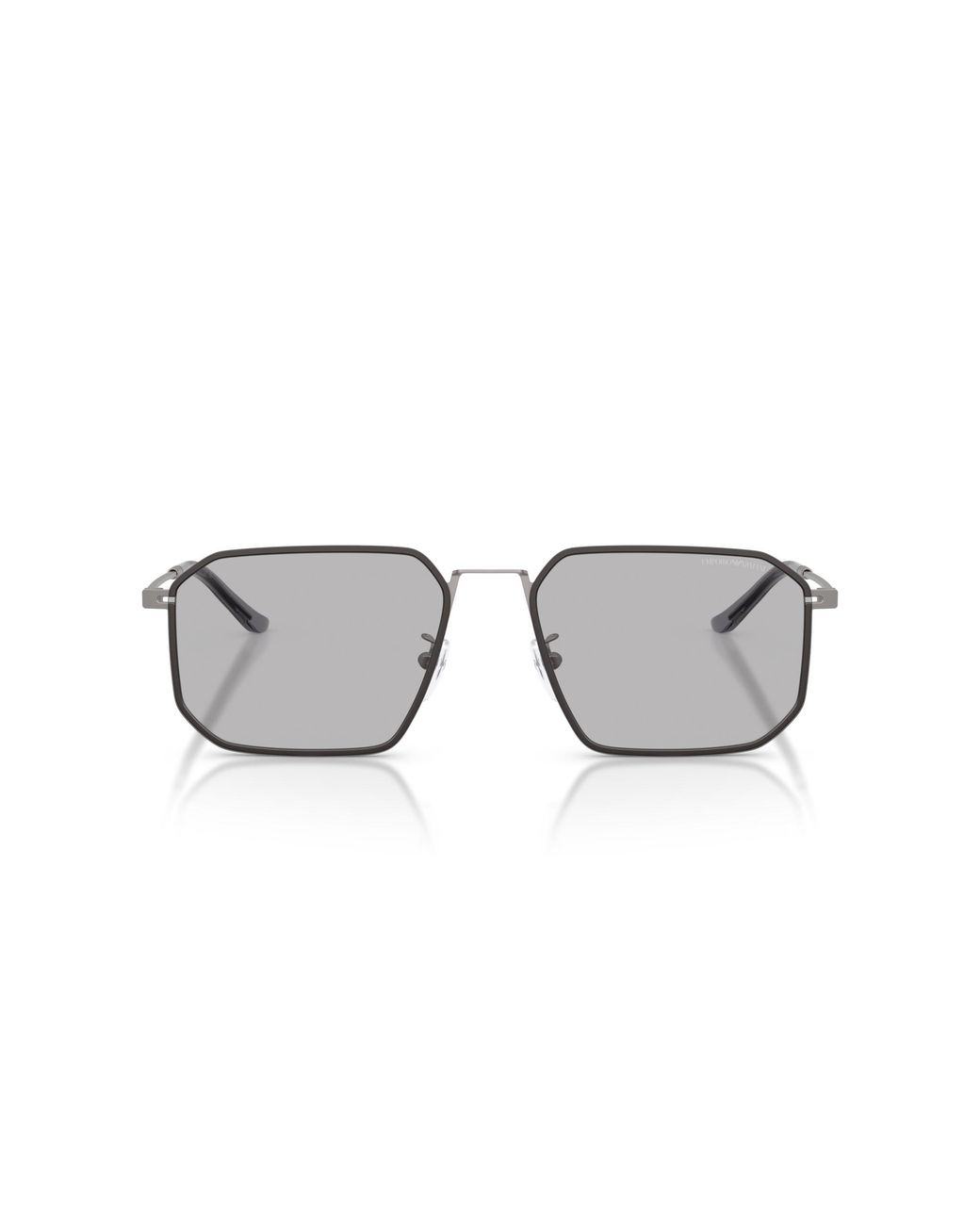 Emporio Armani Black Ea2165D 300387 Sunglasses Metal Geometric Normal for men