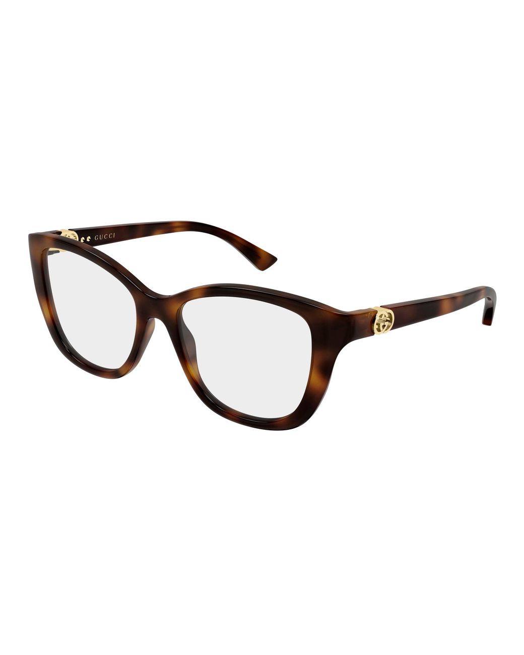 Gucci Black Gg2195O 002 Optical Frames Injected Transparent Cat Eye