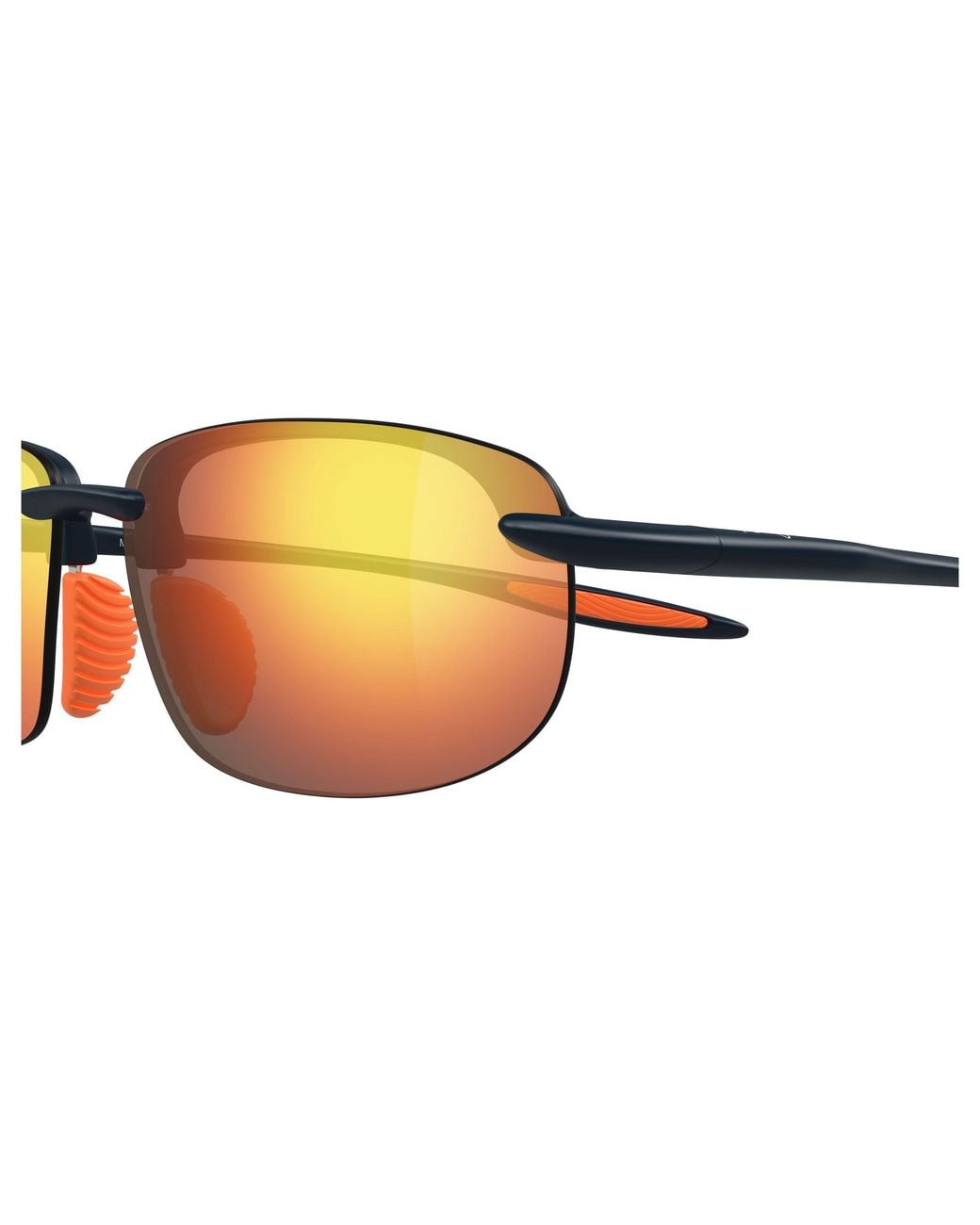 Maui Jim Black Mj0677Sa 005 Occhiali Da Sole Bio-Iniettato Rosso Squadrata