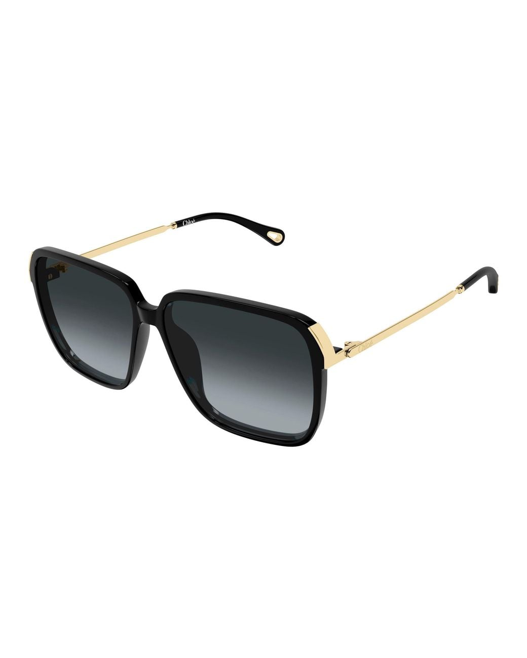 Chloé Black Ch0405S 001 Sunglasses Acetate Squared Nuanced