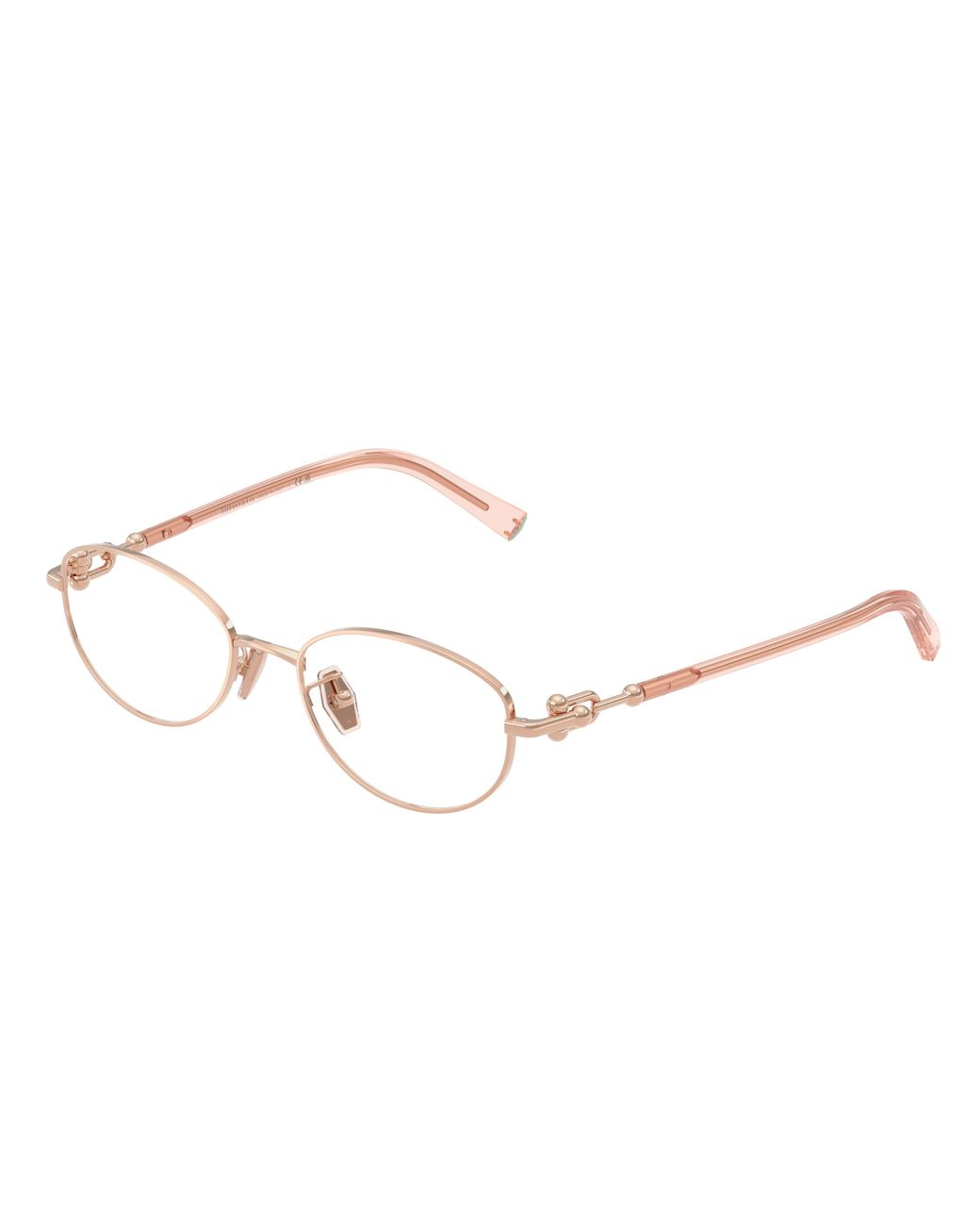 Tiffany & Co Black Tf1176D 6105 Optical Frames Metal Transparent Round Normal